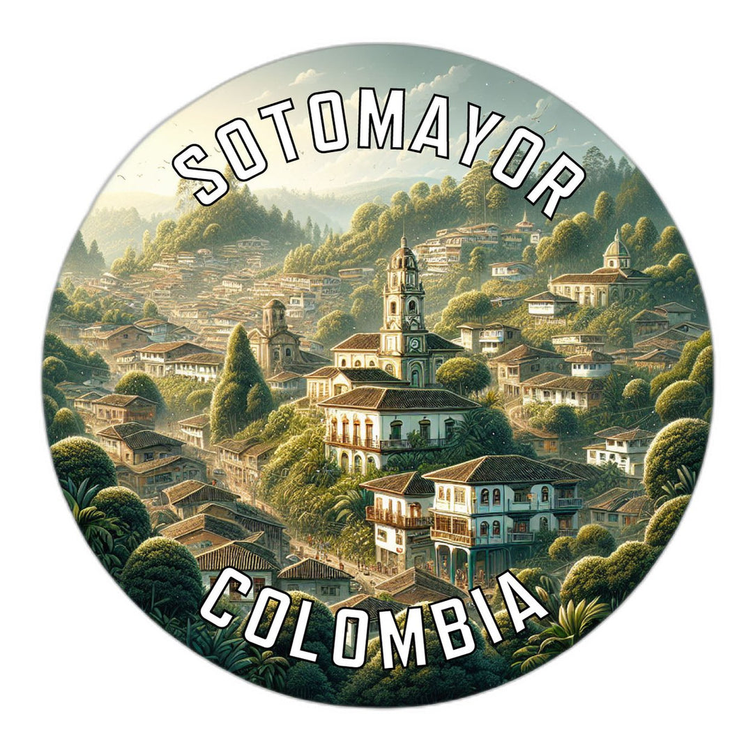 Sotomayor Colombia Souvenir Die Cut Flat Magnet Image 1