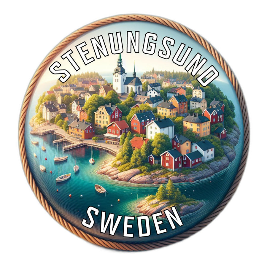 Stenungsund Sweden Souvenir Die Cut Flat Magnet Image 1