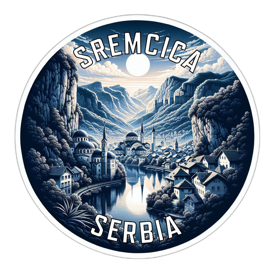 Sremcica Serbia Souvenir Die Cut Flat Magnet Image 1