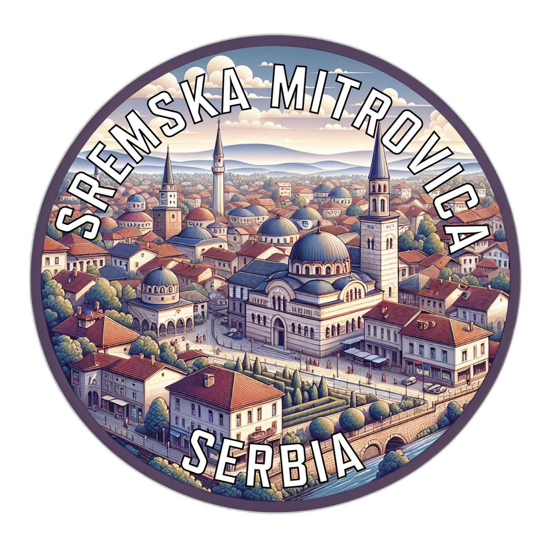 Sremska Mitrovica Serbia Souvenir Die Cut Flat Magnet Image 1