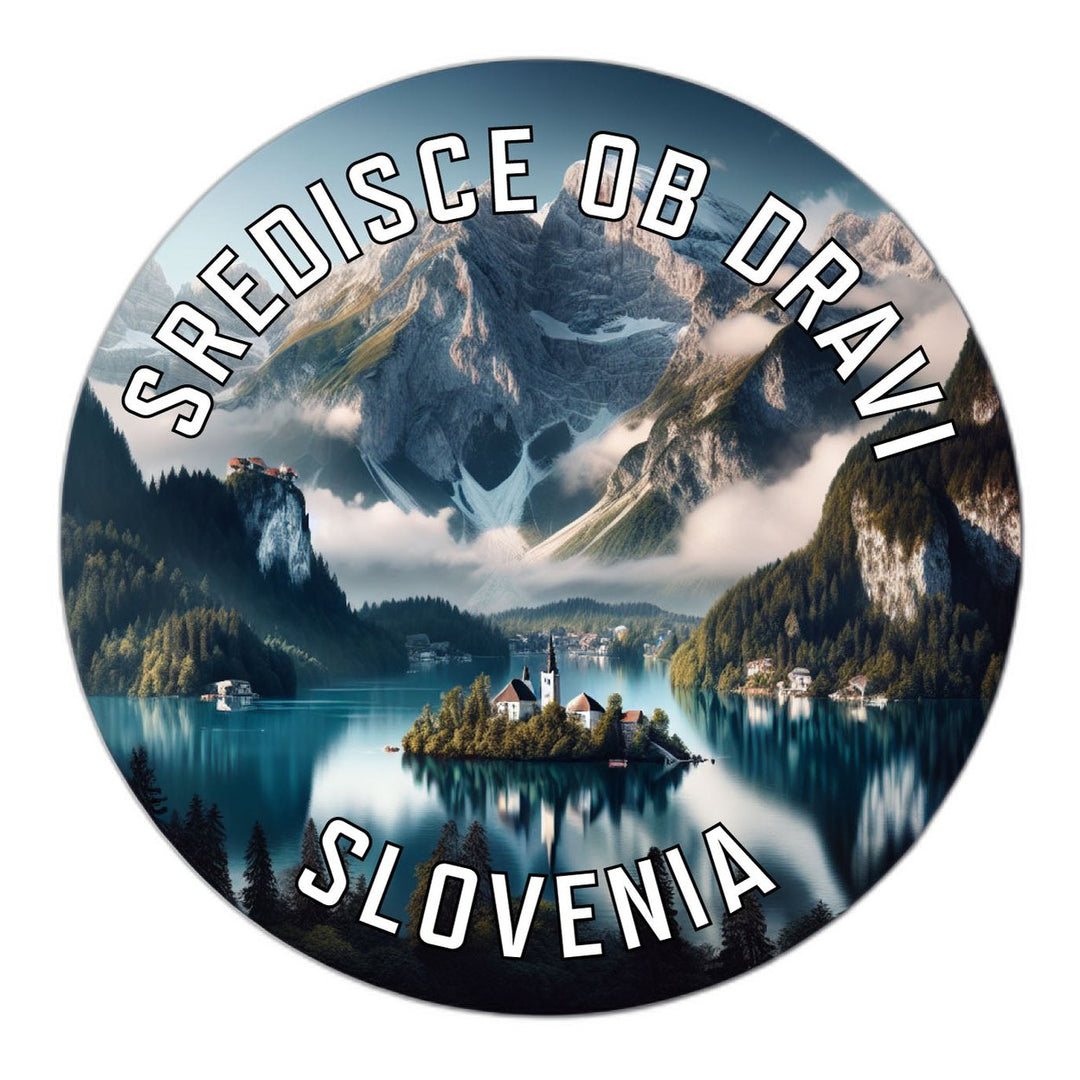 Sredisce ob Dravi Slovenia Souvenir Die Cut Flat Magnet Image 1