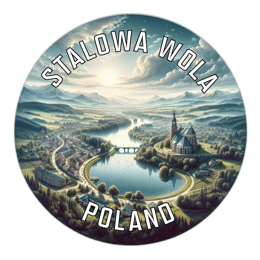 Stalowa Wola Poland Souvenir Die Cut Flat Magnet Image 1