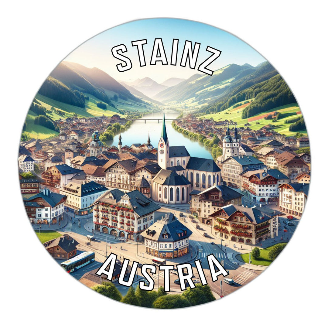 Stainz Austria Souvenir Die Cut Flat Magnet Image 1