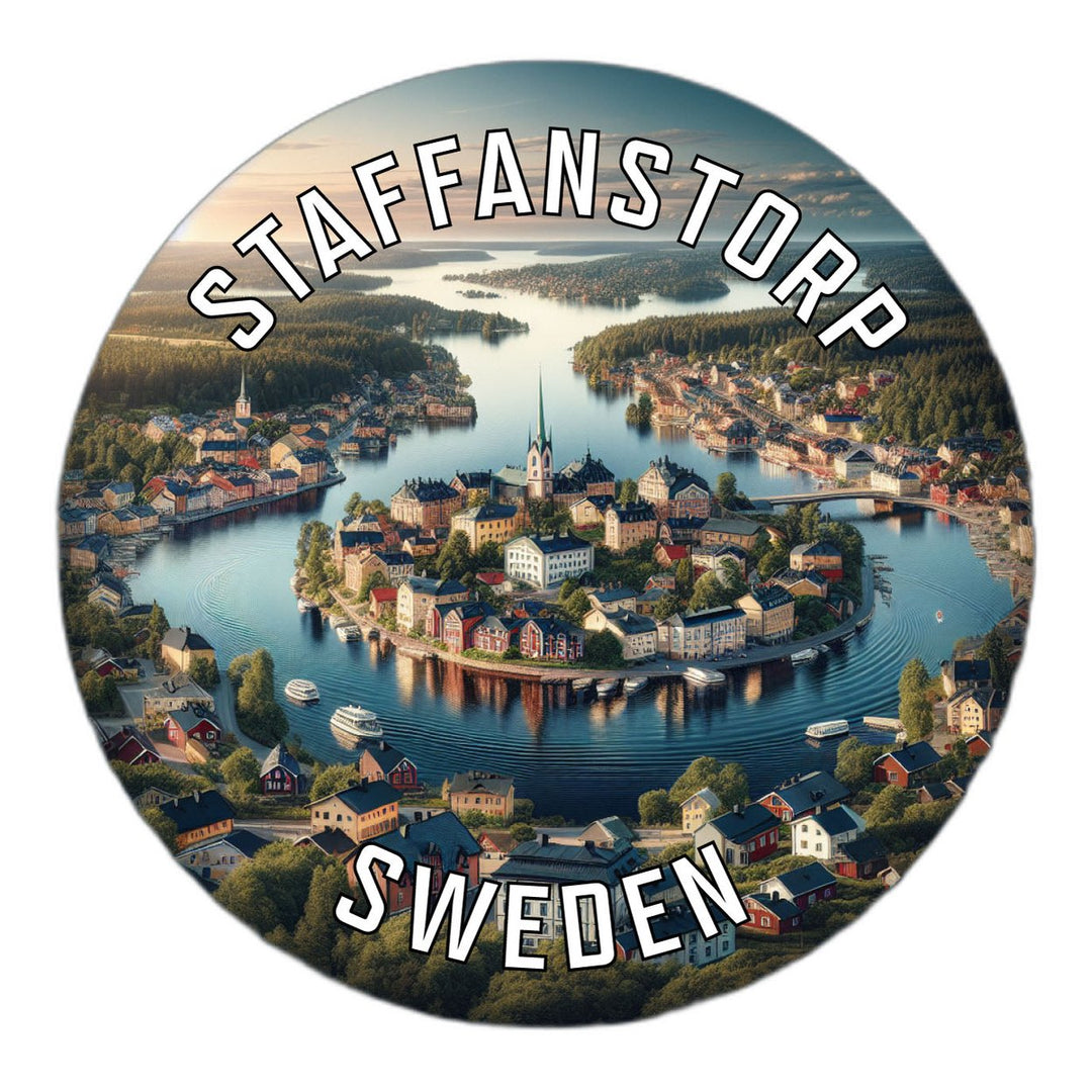 Staffanstorp Sweden Souvenir Die Cut Flat Magnet Image 1