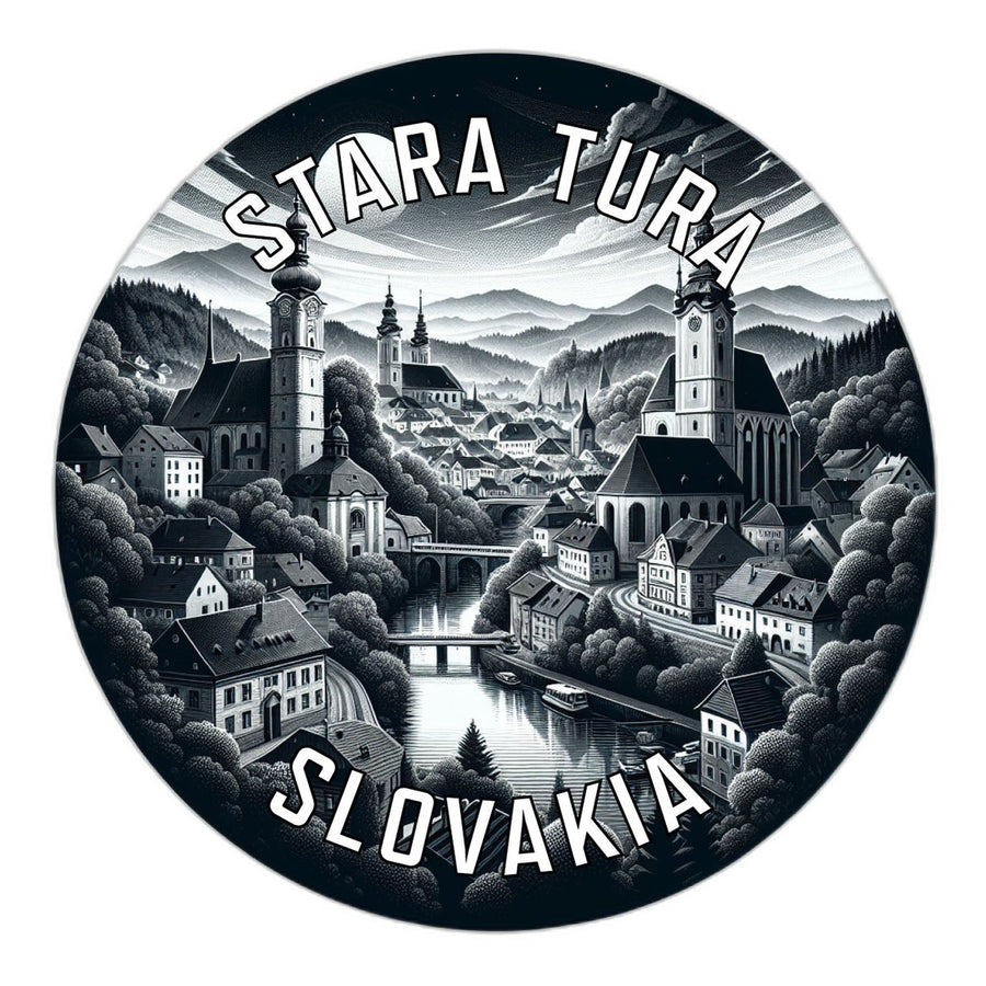 Stara Tura Slovakia Souvenir Die Cut Flat Magnet Image 1