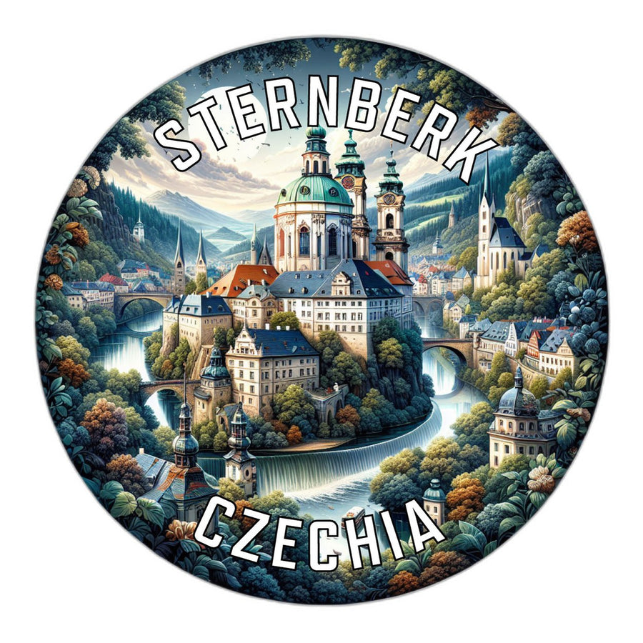 Sternberk Czechia Souvenir Die Cut Flat Magnet Image 1