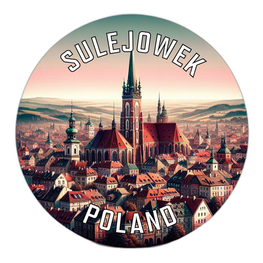 Sulejowek Poland Souvenir Die Cut Flat Magnet Image 1