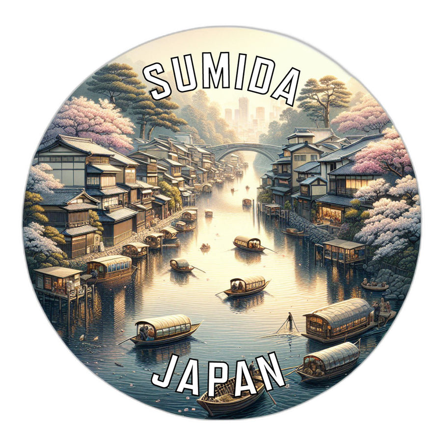 Sumida Japan Souvenir Die Cut Flat Magnet Image 1