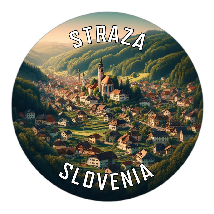 Straza Slovenia Souvenir Die Cut Flat Magnet Image 1