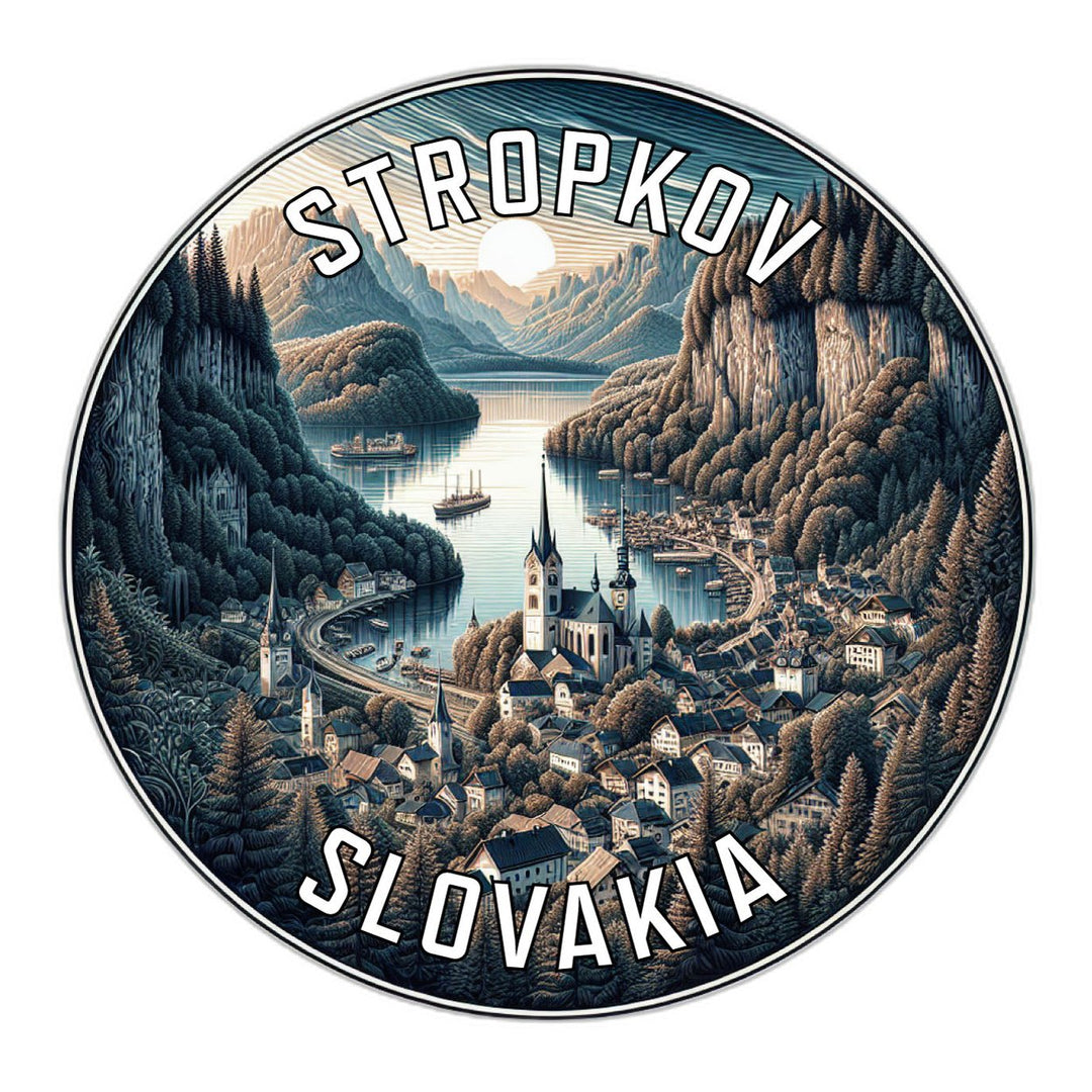 Stropkov Slovakia Souvenir Die Cut Flat Magnet Image 1