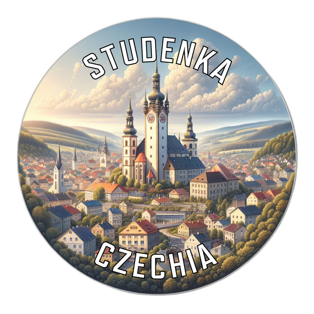 Studenka Czechia Souvenir Die Cut Flat Magnet Image 1