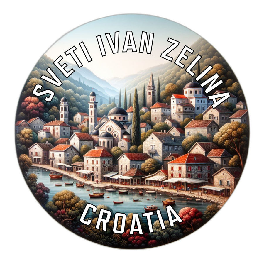 Sveti Ivan Zelina Croatia Souvenir Die Cut Flat Magnet Image 1