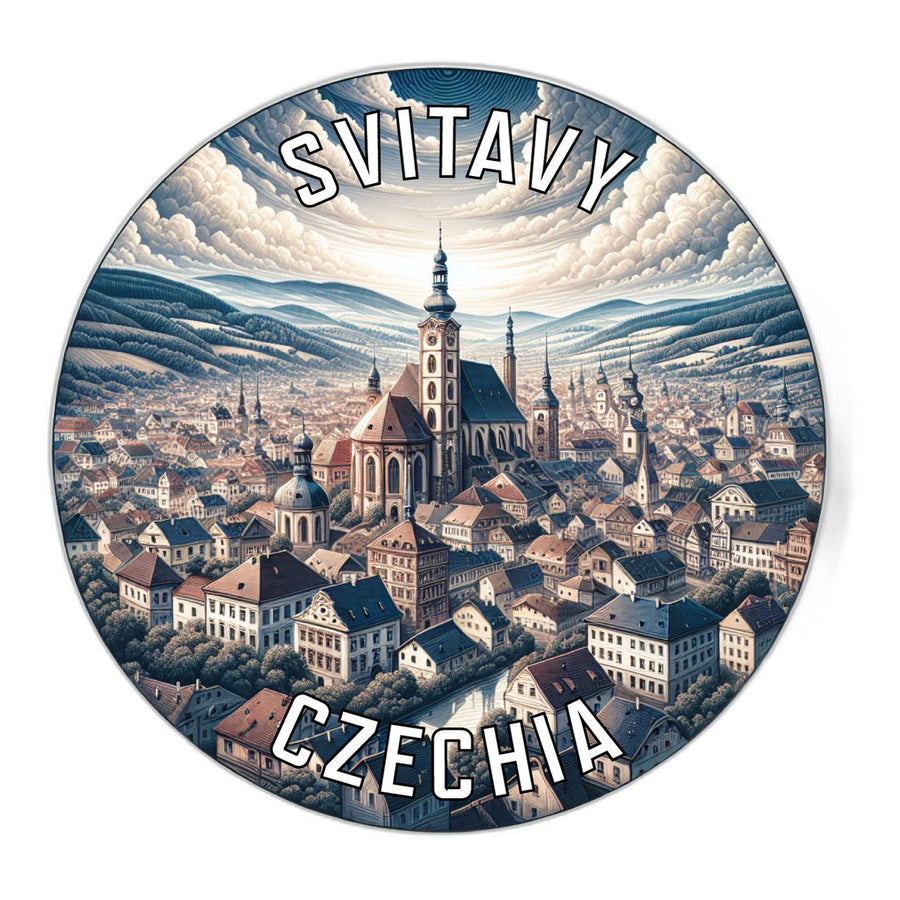 Svitavy Czechia Souvenir Die Cut Flat Magnet Image 1