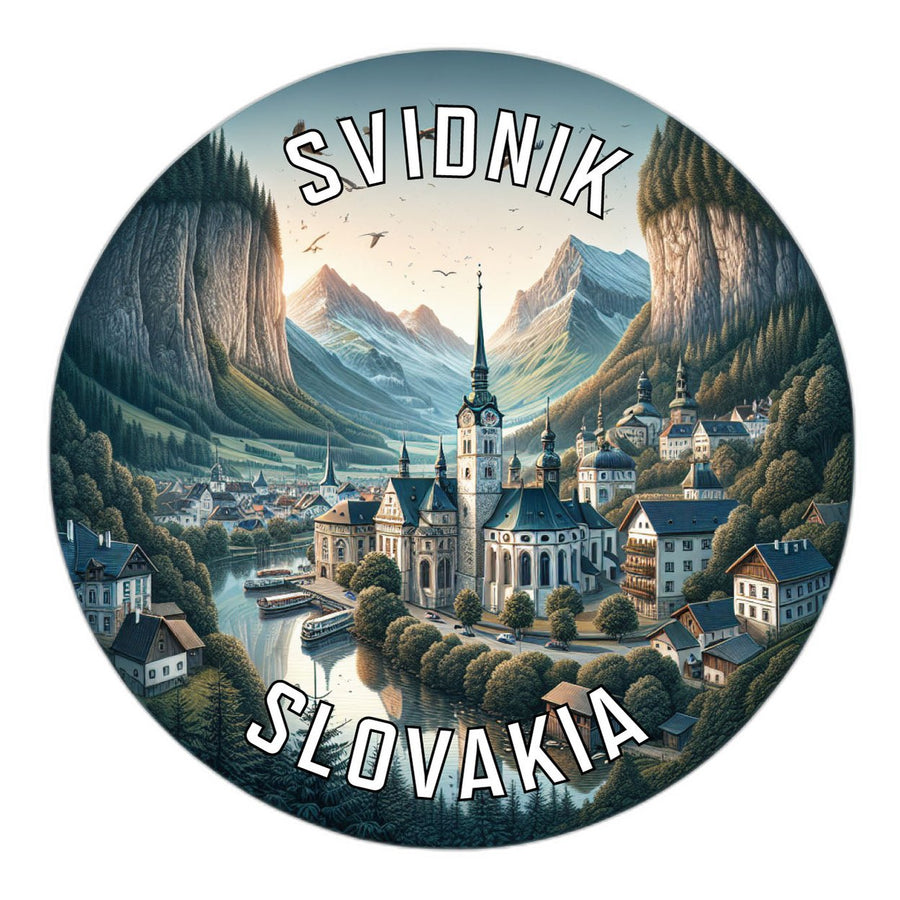 Svidnik Slovakia Souvenir Die Cut Flat Magnet Image 1