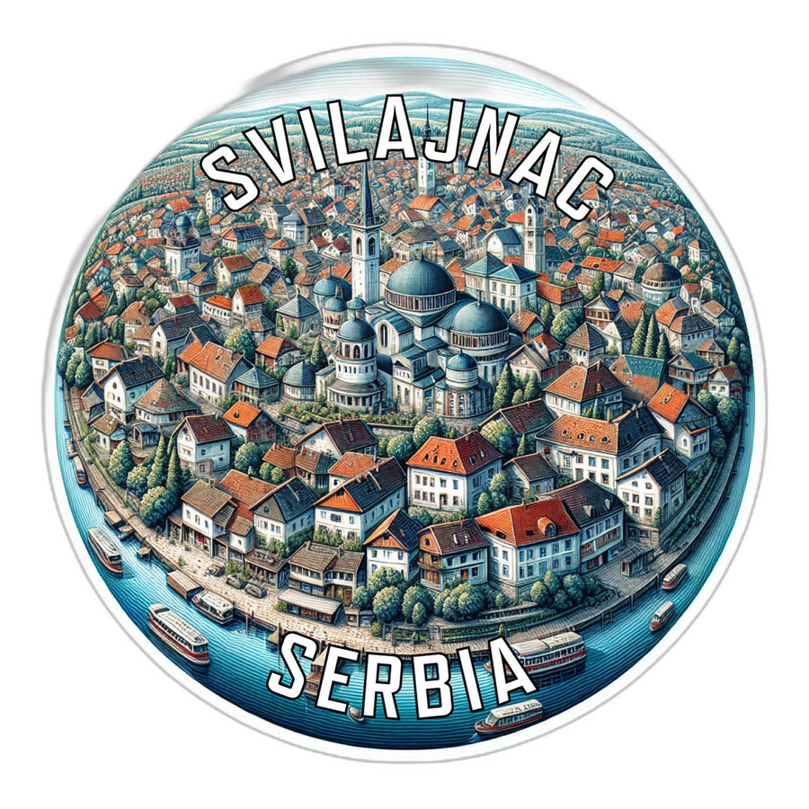 Svilajnac Serbia Souvenir Die Cut Flat Magnet Image 1