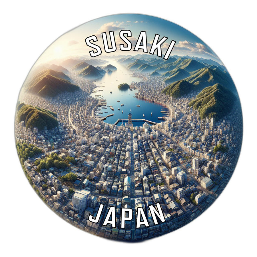 Susaki Japan Souvenir Die Cut Flat Magnet Image 1