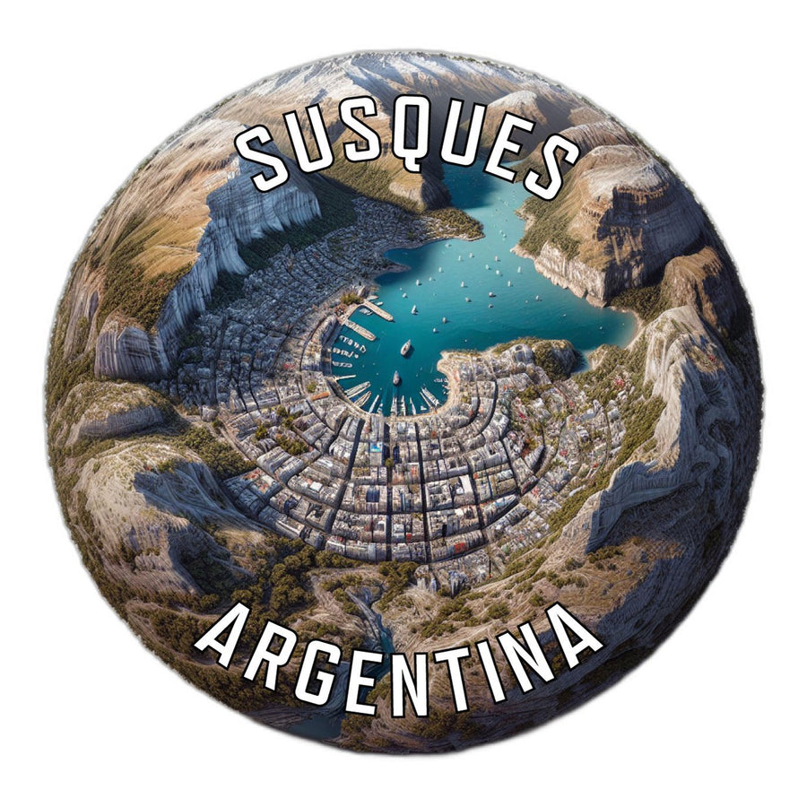 Susques Argentina Souvenir Die Cut Flat Magnet Image 1