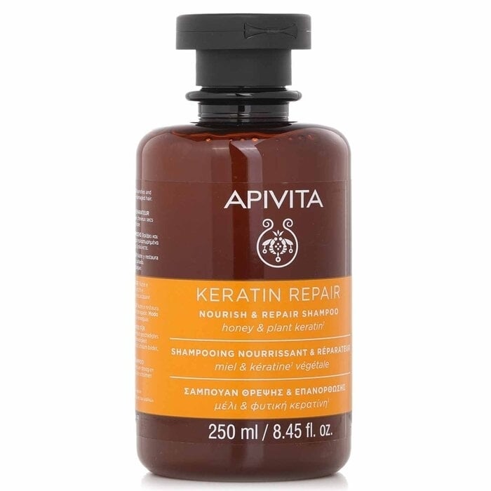 Apivita - Keratin Repair Nourish and Repair Shampoo(250ml) Image 2