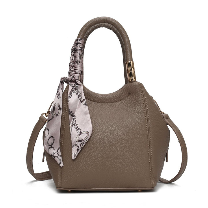 MKFCollection Courtney Shoulder Bag - Vegan Leather Designer Handbag Image 1