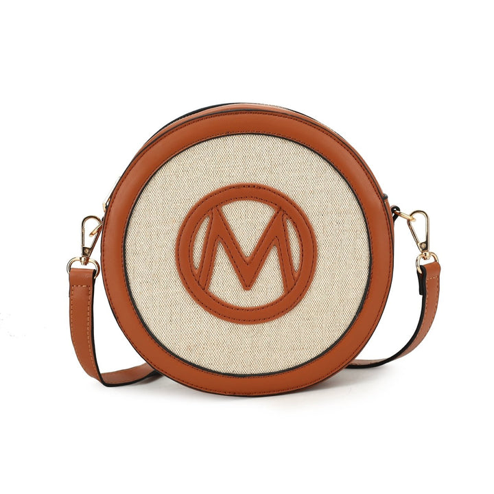 MKFCollection Acacia canteen crossbody bag - Vegan Leather Designer Handbag Image 7