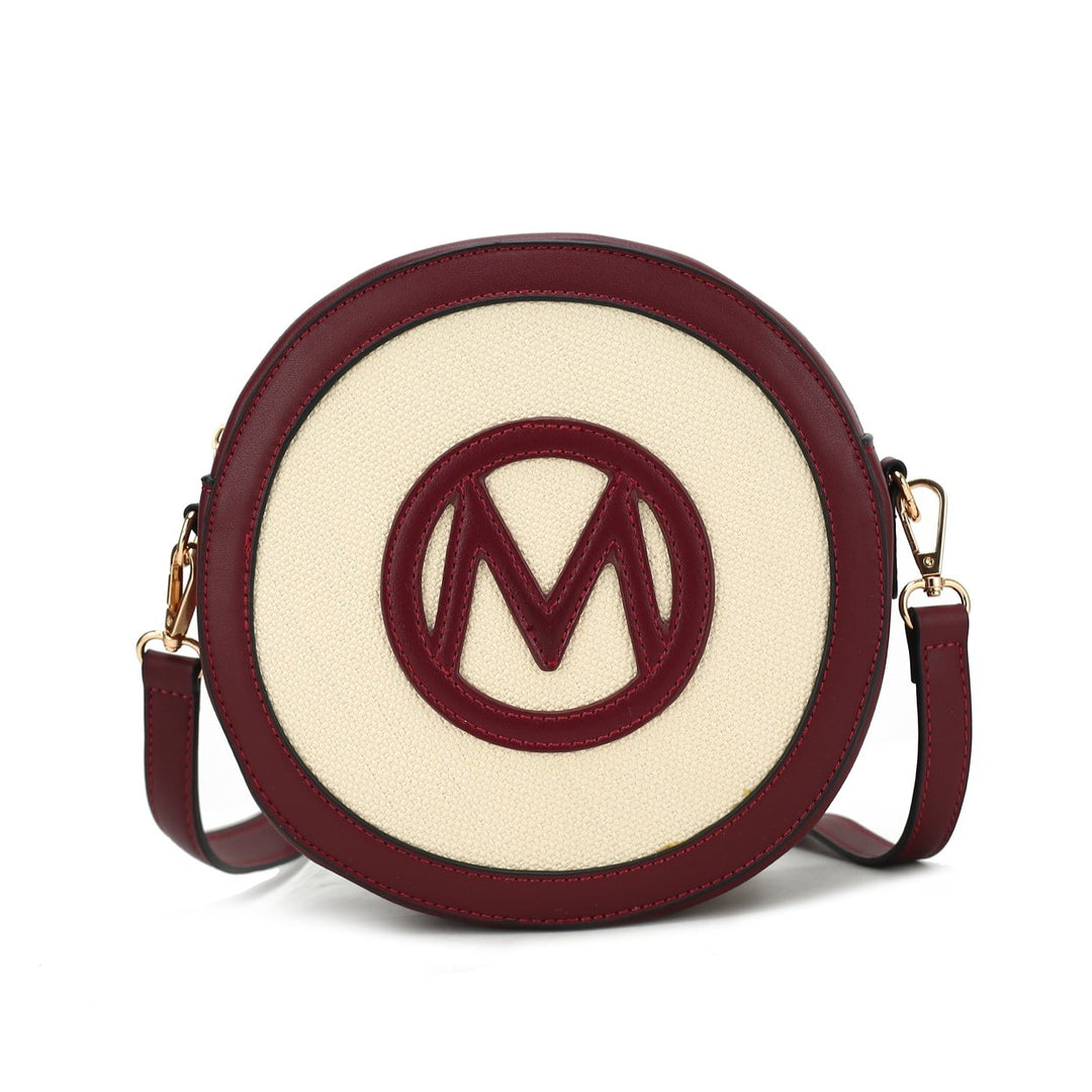 MKFCollection Acacia canteen crossbody bag - Vegan Leather Designer Handbag Image 1