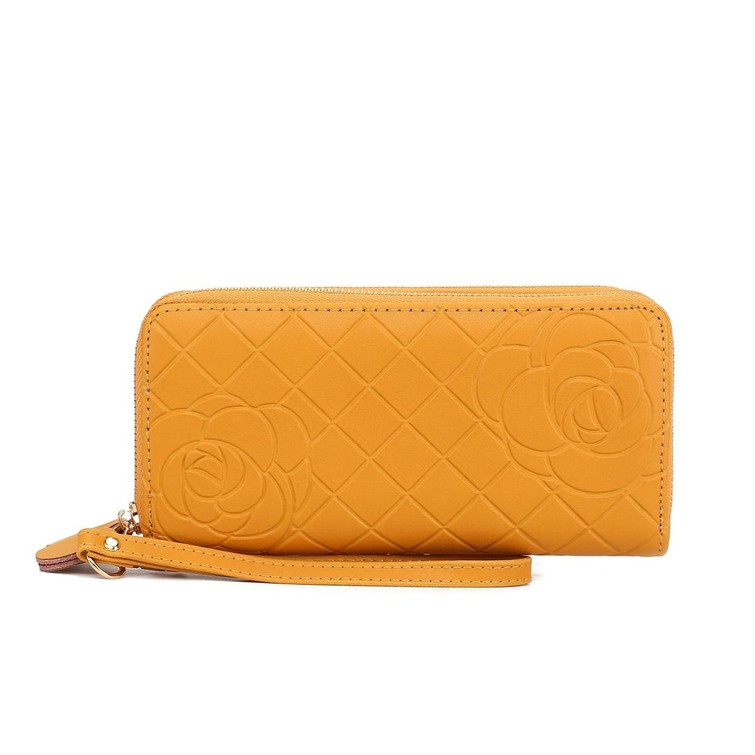 MKFCollection Honey Wallet - Vegan Leather Designer Handbag Image 8