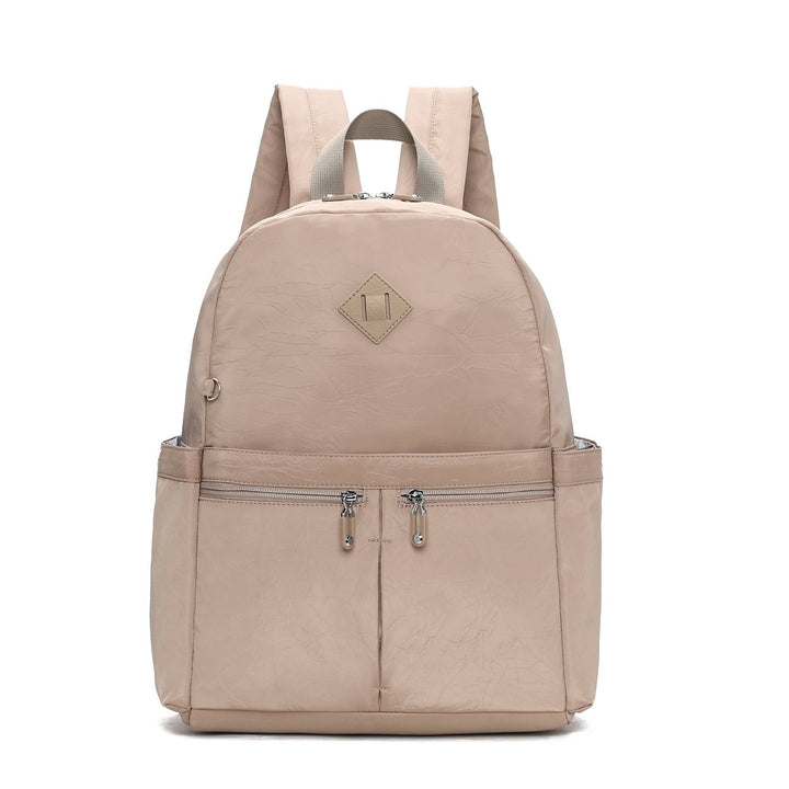 MKFCollection Tatum Backpack - Vegan Leather Designer Handbag Image 1