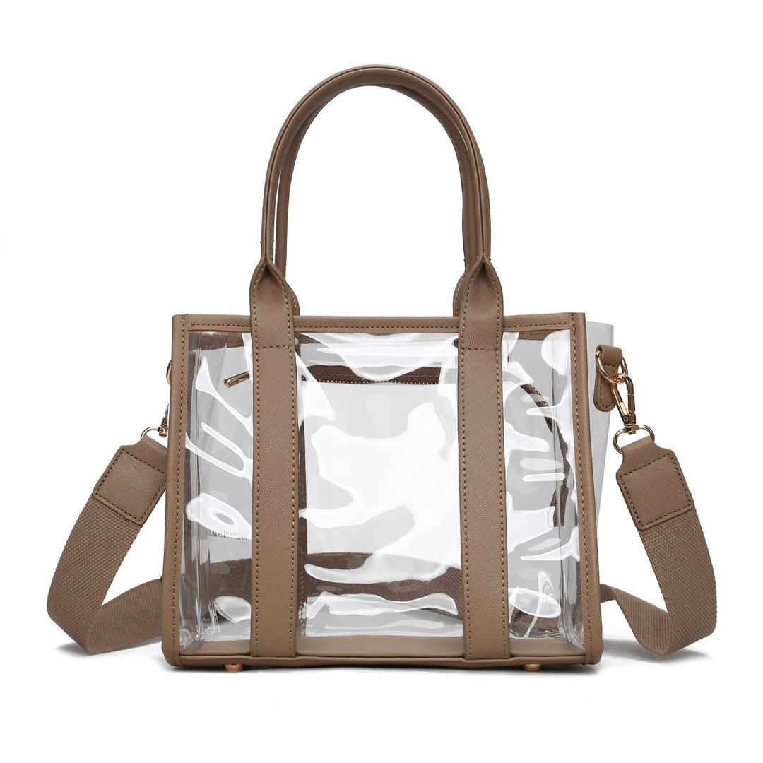 MKFCollection Tatiana Tote bag - Vegan Leather Designer Handbag Image 9