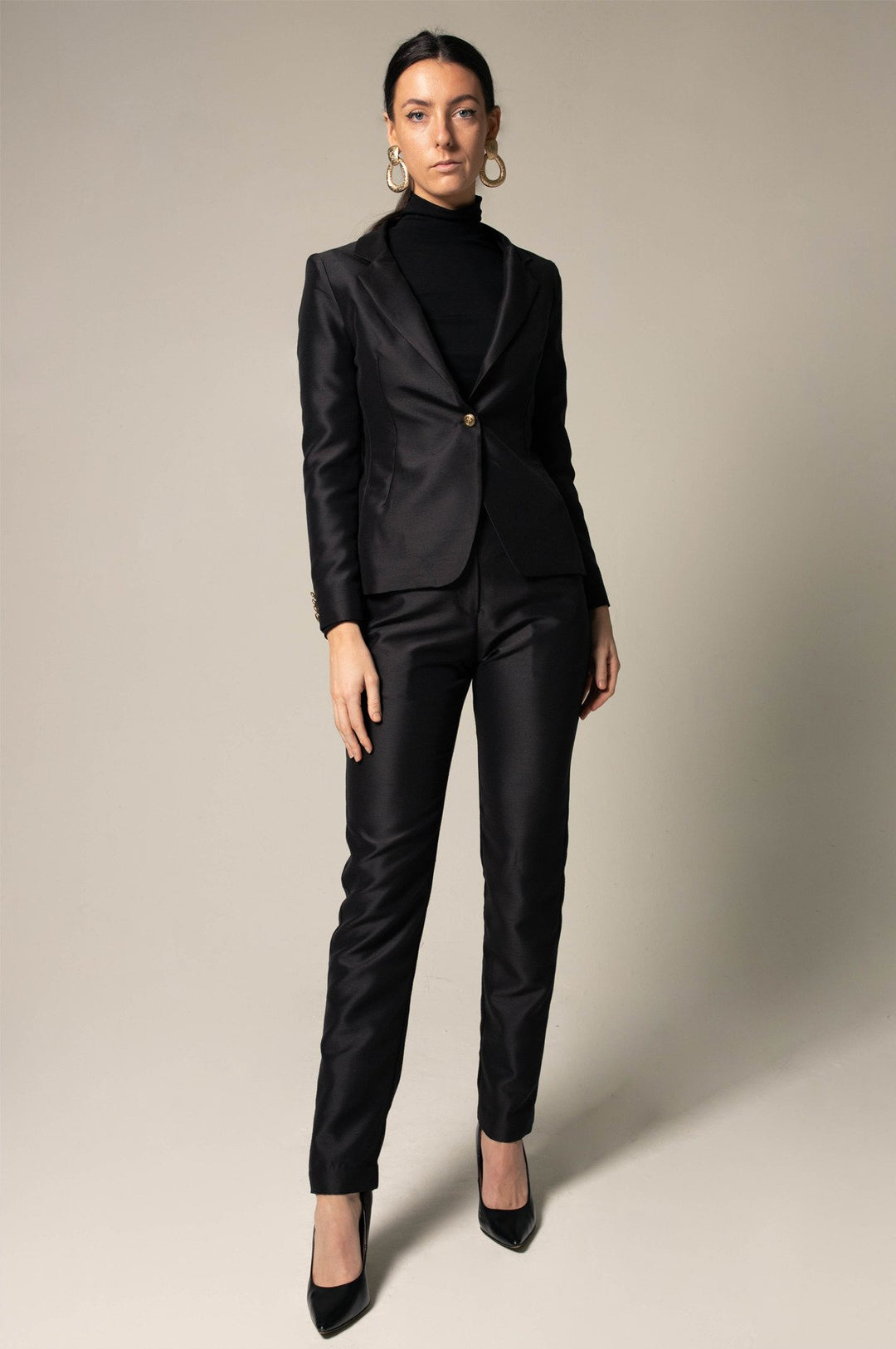 Womens Blazer/Suit in Black Image 3