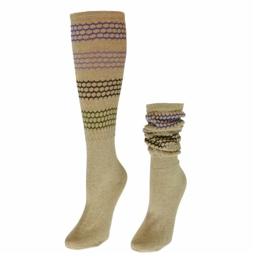 Womens Slouch or Knee High Organic Cotton Socks 2 Pr. or 3 Pr. Pack Image 3