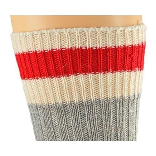 Wool Striped Boot Work Mens 3 Pair Pack Socks Image 1