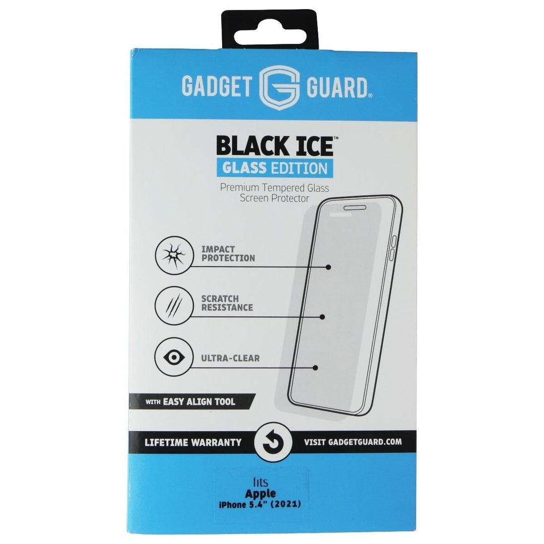 Gadget Guard Black Ice Glass Edition Screen Protector for Apple iPhone 13 Mini Image 1