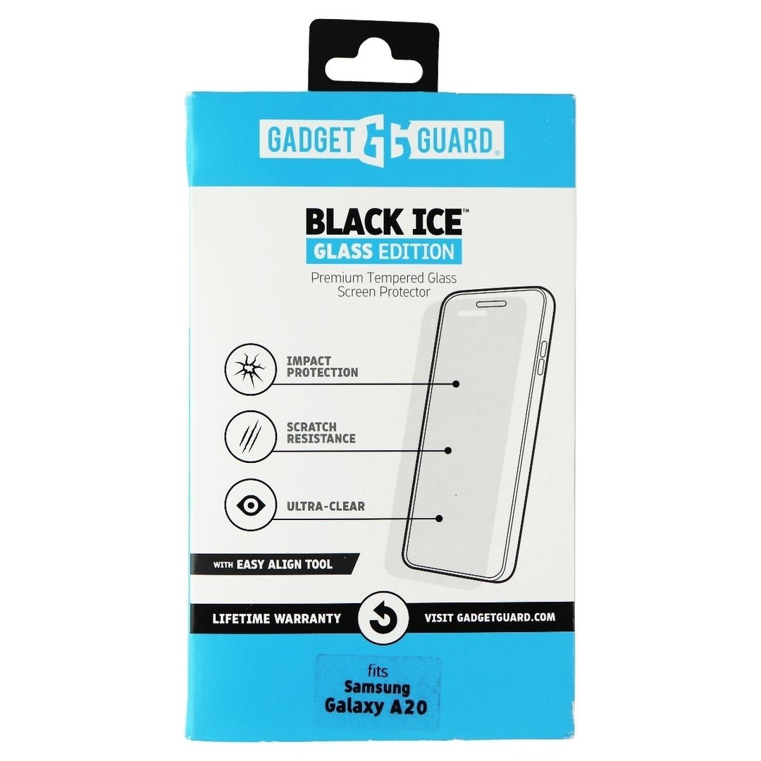 Gadget Guard Black Ice Glass Edition Screen Protector for Galaxy A20 - Clear Image 1