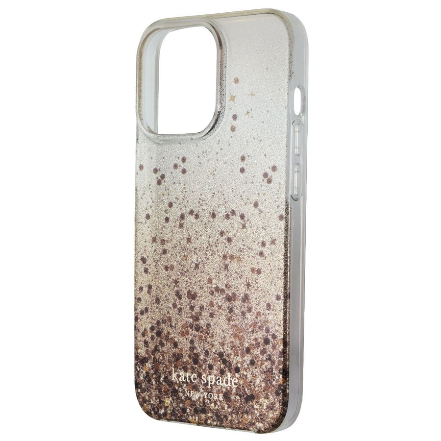 Kate Spade Hardshell Case for Apple iPhone 13 Pro - Chunky Glitter Champagne Image 1