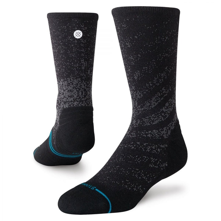 Stance Unisex Run Light Performance Crew Socks Black - A448A23RUN-BLK BLACK Image 1