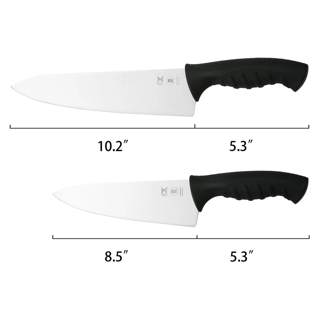 Members Mark 8" and 10" Chefs Knives Set 2 Pack Image 2