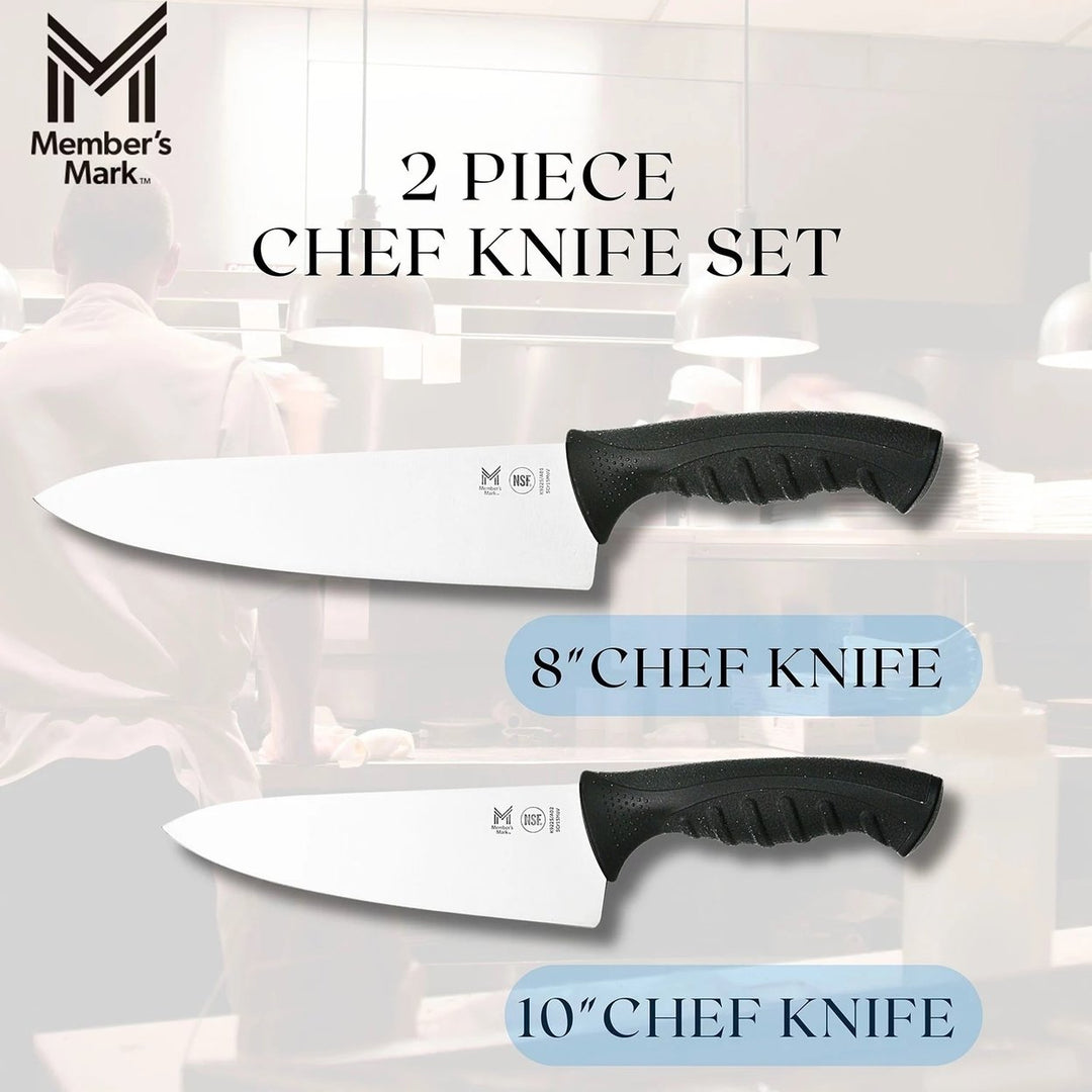 Members Mark 8" and 10" Chefs Knives Set 2 Pack Image 3