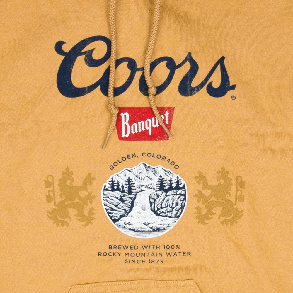 Coors Golden Banquet Beer Logo Hoodie Image 2