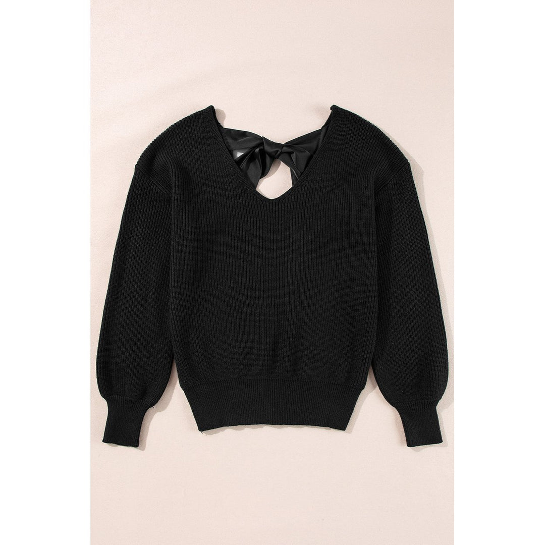 Lia Knot Back Sweater Image 10