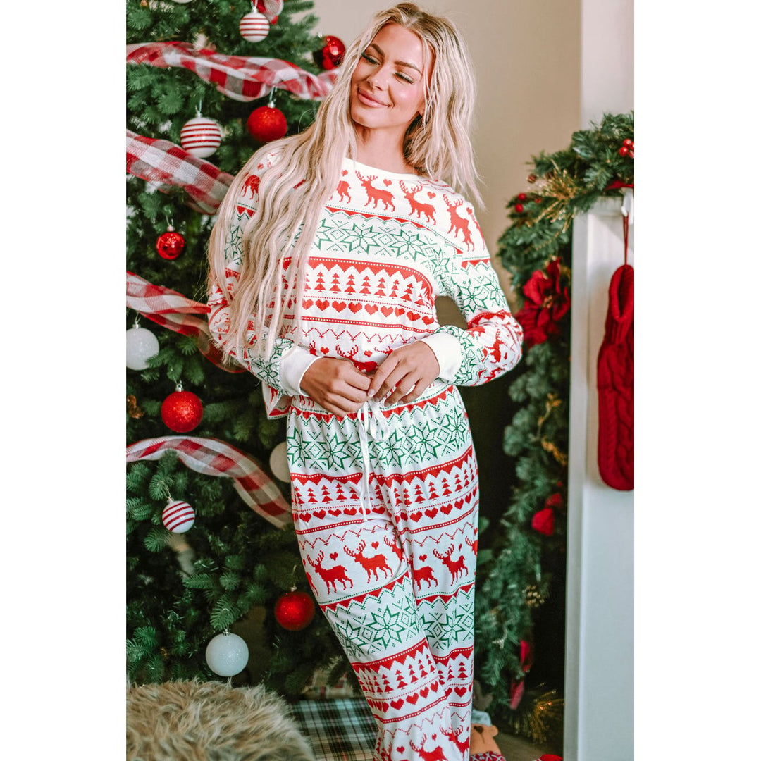 Christmas Pullover and Pants Lounge Set Image 4