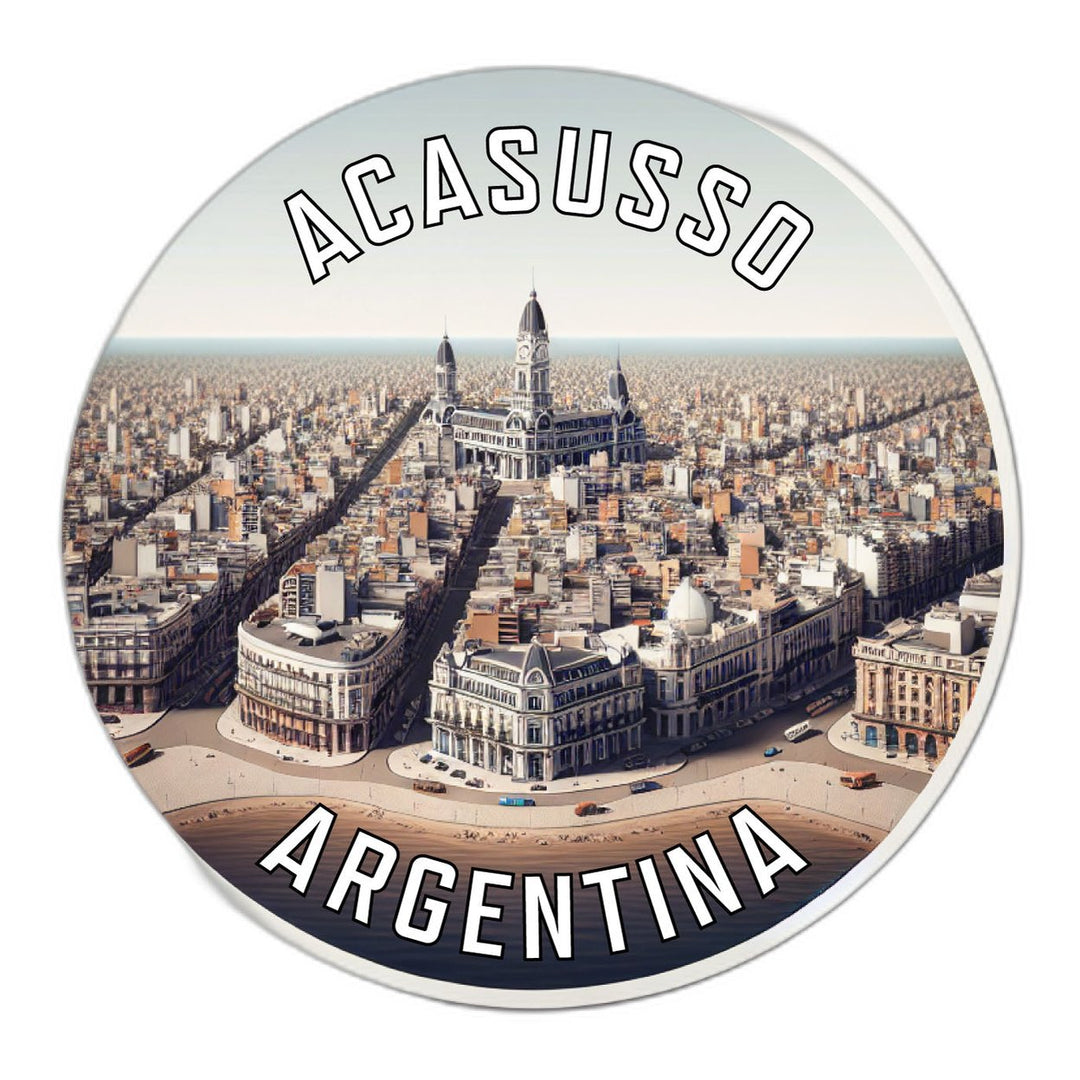 Acasusso Argentina Souvenir Vinyl Decal Sticker Image 1