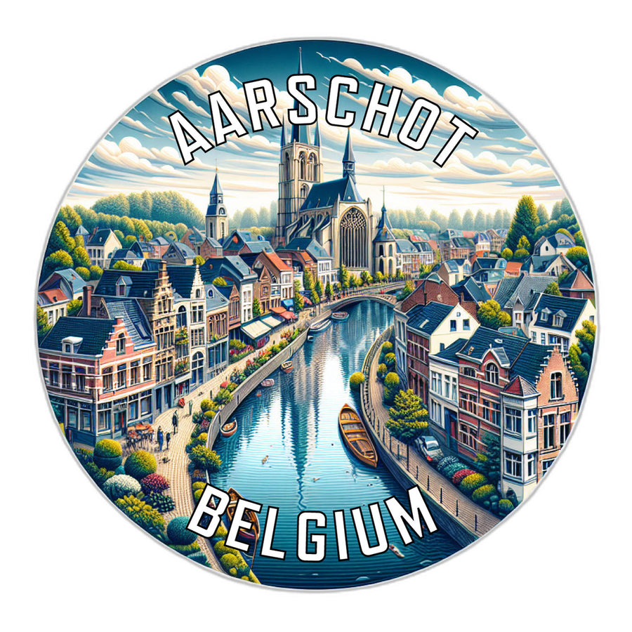 Aarschot Belgium Souvenir Vinyl Decal Sticker Image 1