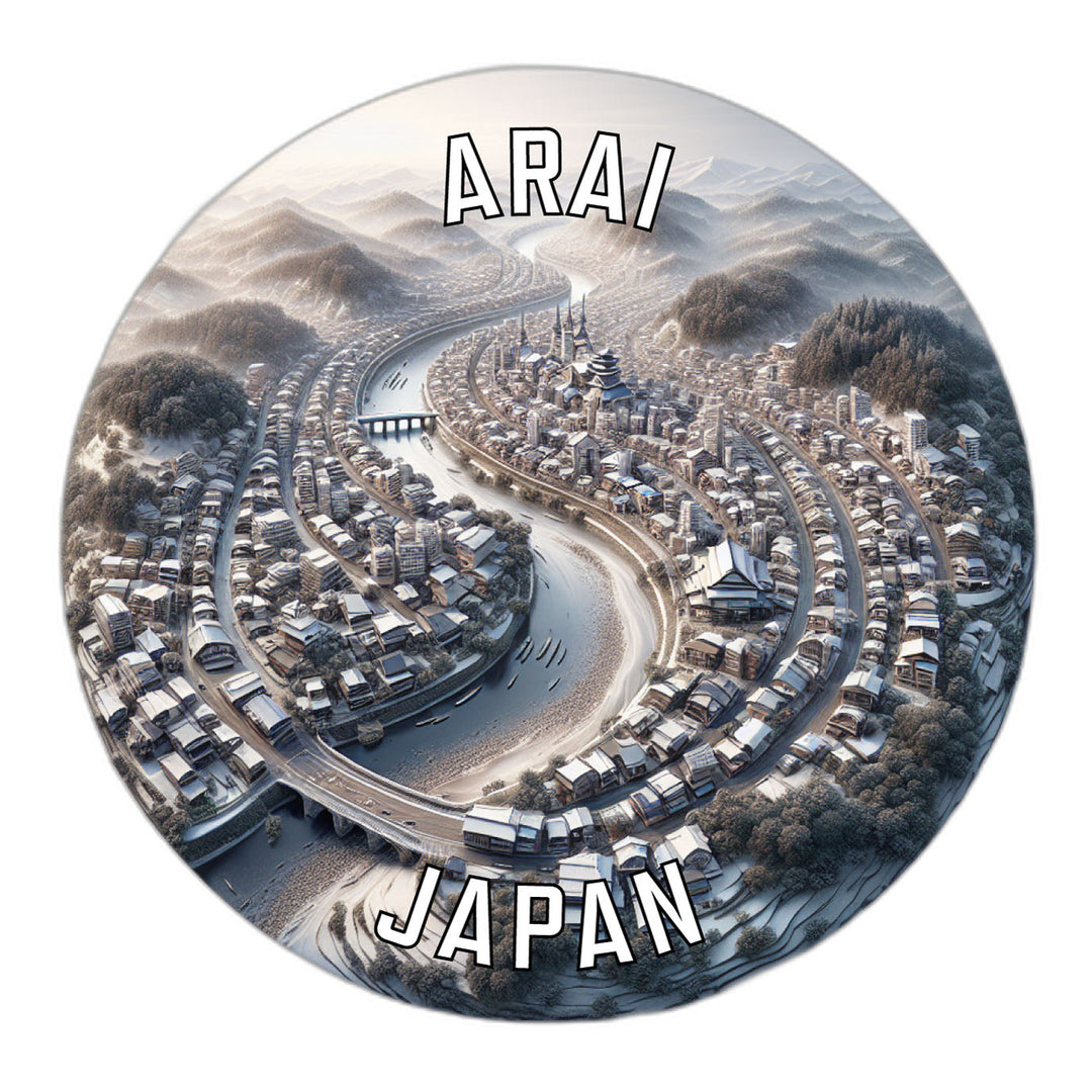 Arai Japan Souvenir Vinyl Decal Sticker Image 1