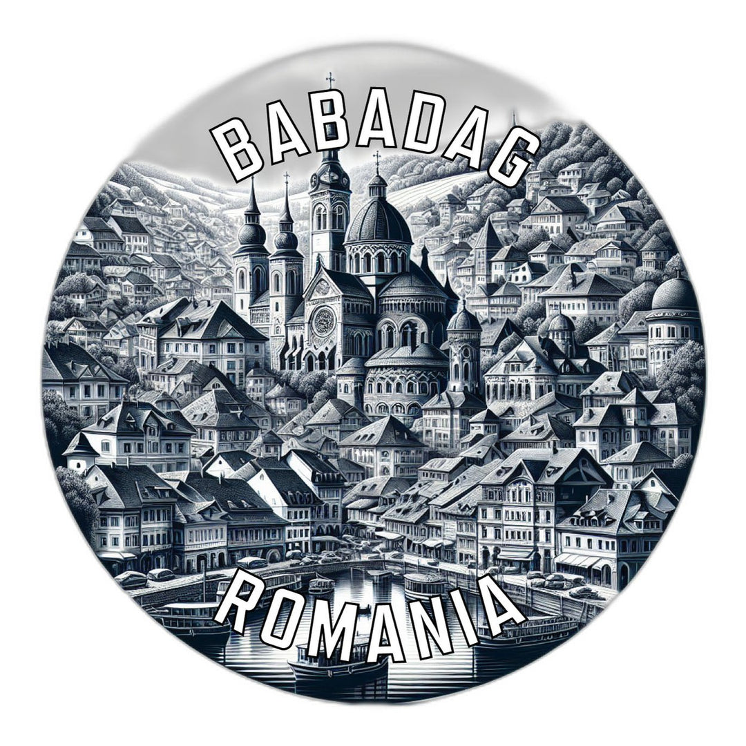 Babadag Romania Souvenir Vinyl Decal Sticker Image 1