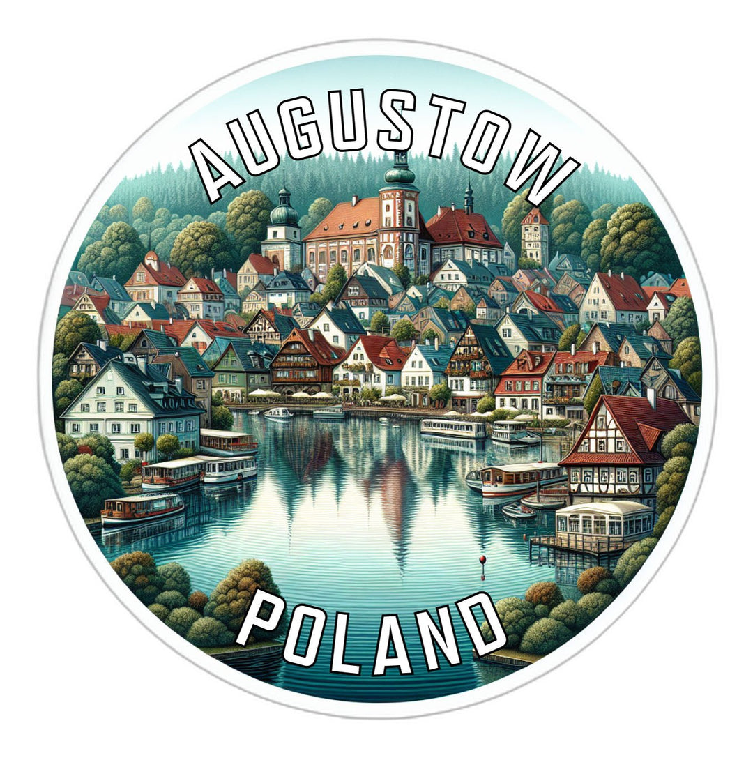 Augustow Poland Souvenir Vinyl Decal Sticker Image 1