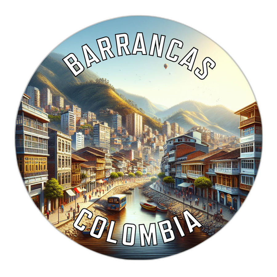 Barrancas Colombia Souvenir Vinyl Decal Sticker Image 1