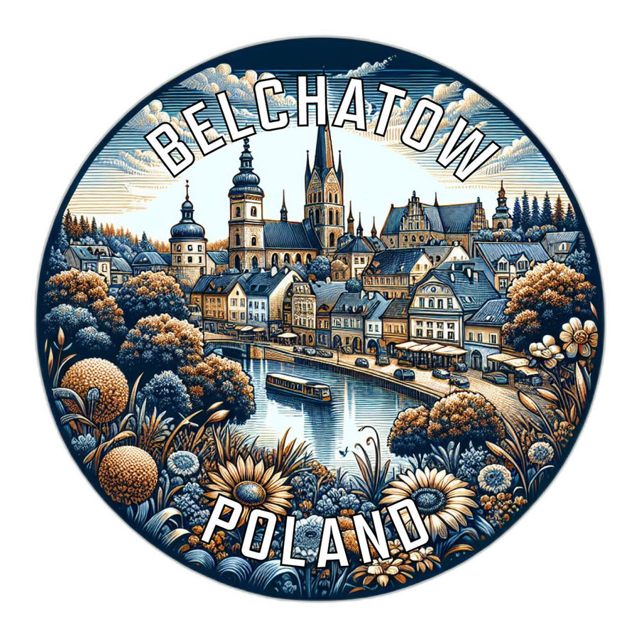 Belchatow Poland Souvenir Vinyl Decal Sticker Image 1