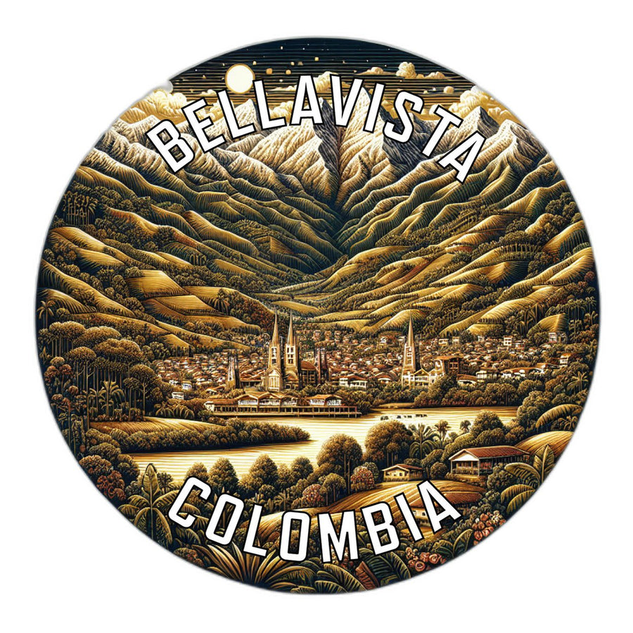 Bellavista Colombia Souvenir Vinyl Decal Sticker Image 1