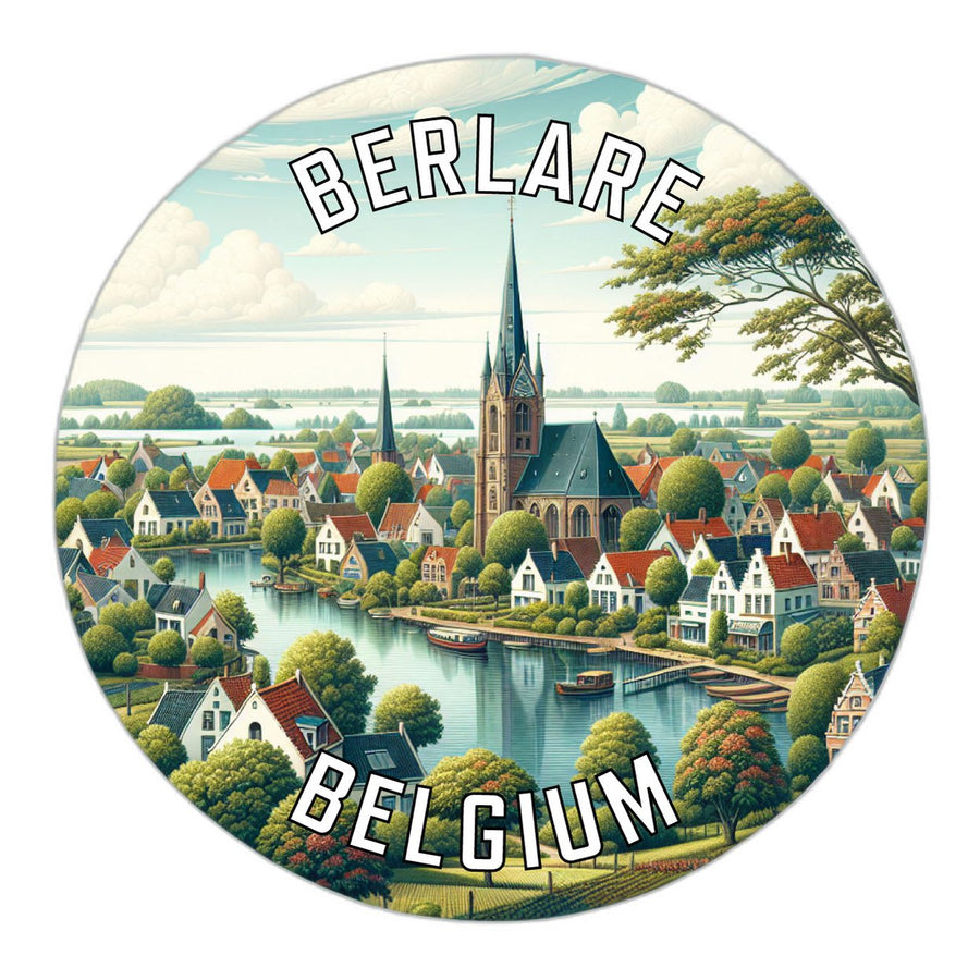 Berlare Belgium Souvenir Vinyl Decal Sticker Image 1