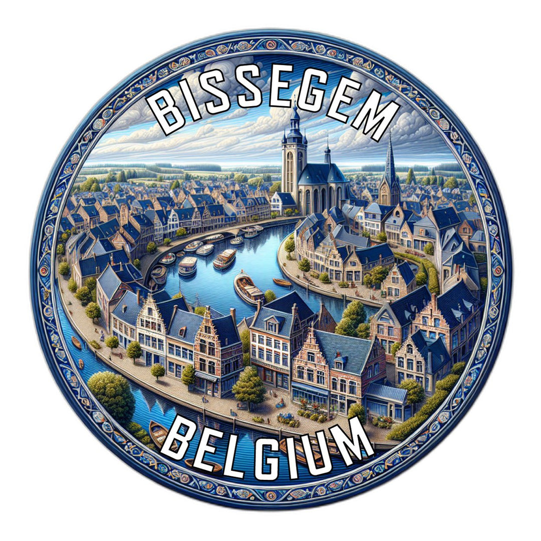 Bissegem Belgium Souvenir Vinyl Decal Sticker Image 1